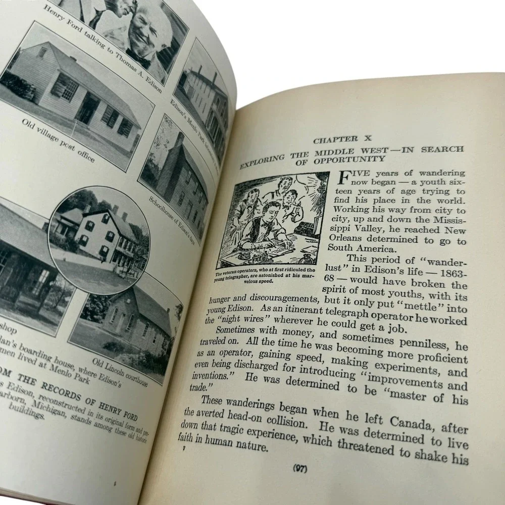 Thomas A Edison Benefactor of Mankind Francis Trevelyan Miller 1931 Book Vintage
